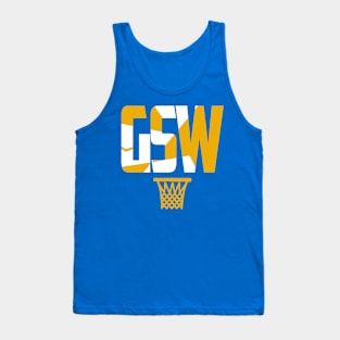 Throwback Golden State Basketball Tank Top